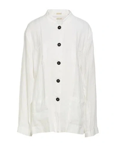 Massimo Alba Woman Jacket White Size S Linen