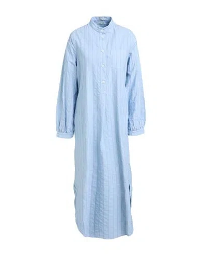 Massimo Alba Woman Maxi Dress Light Blue Size S Cotton