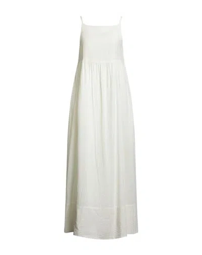 Massimo Alba Woman Maxi Dress Light Green Size M Cotton, Viscose