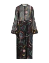 Massimo Alba Woman Midi Dress Black Size M Cotton, Silk