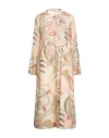 Massimo Alba Woman Midi Dress Cream Size L Cotton, Silk In White