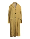 Massimo Alba Woman Overcoat & Trench Coat Lime Green Size M Linen