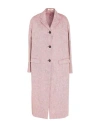 Massimo Alba Woman Overcoat & Trench Coat Plum Size M Linen, Silk In Purple