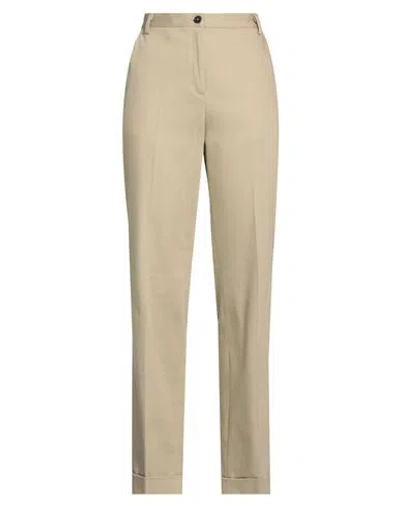 MASSIMO ALBA MASSIMO ALBA WOMAN PANTS BEIGE SIZE 8 COTTON, ELASTANE