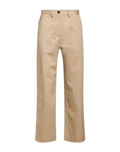 Massimo Alba Woman Pants Beige Size 4 Cotton, Elastane