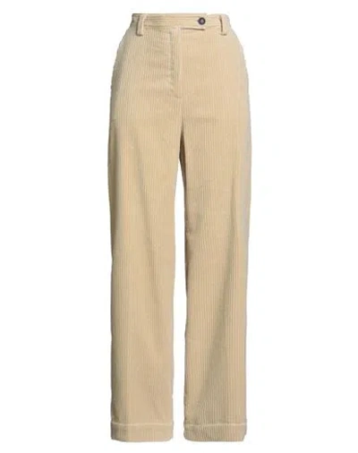 Massimo Alba Woman Pants Beige Size 4 Cotton In Neutral