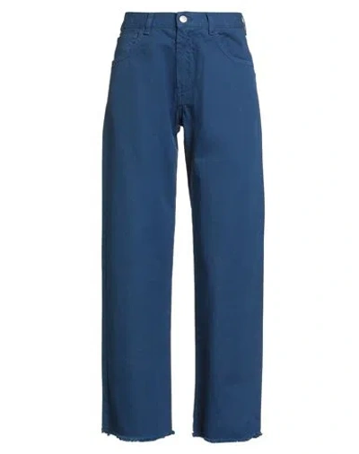 Massimo Alba Woman Pants Blue Size 25 Cotton