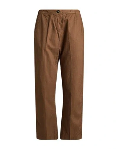 Massimo Alba Woman Pants Brown Size 2 Cotton, Lycra