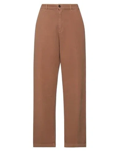 MASSIMO ALBA MASSIMO ALBA WOMAN PANTS CAMEL SIZE 6 COTTON, WOOL