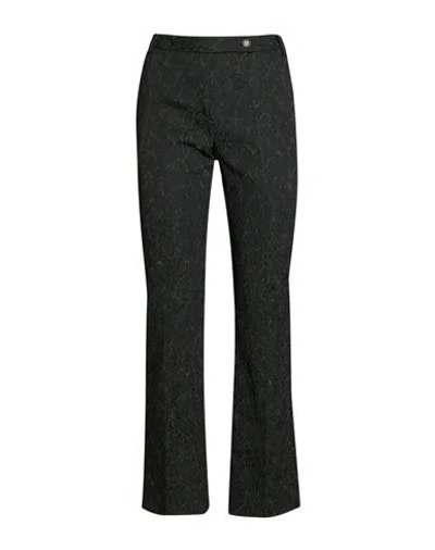 Massimo Alba Woman Pants Dark Green Size 2 Polyester, Polyamide, Elastane