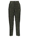 Massimo Alba Woman Pants Dark Green Size 4 Acetate, Polyester, Polyamide, Elastane In Green