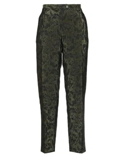 Massimo Alba Woman Pants Dark Green Size 4 Acetate, Polyester, Polyamide, Elastane