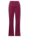 Massimo Alba Woman Pants Garnet Size 10 Cotton In Red