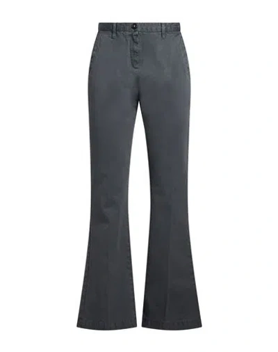 Massimo Alba Woman Pants Grey Size 4 Cotton In Gray