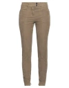 Massimo Alba Woman Pants Khaki Size 4 Cotton, Elastane In Beige