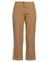 Massimo Alba Woman Pants Khaki Size 6 Linen In Beige