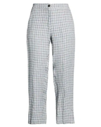 Massimo Alba Woman Pants Light Blue Size 10 Linen