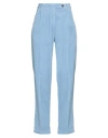 Massimo Alba Woman Pants Light Blue Size 2 Cotton In Blue