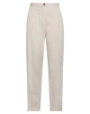 Massimo Alba Woman Pants Light Grey Size 10 Cotton, Elastane