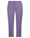 Massimo Alba Woman Pants Light Purple Size 10 Cotton, Linen