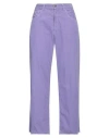 Massimo Alba Woman Pants Purple Size 27 Cotton In Purple