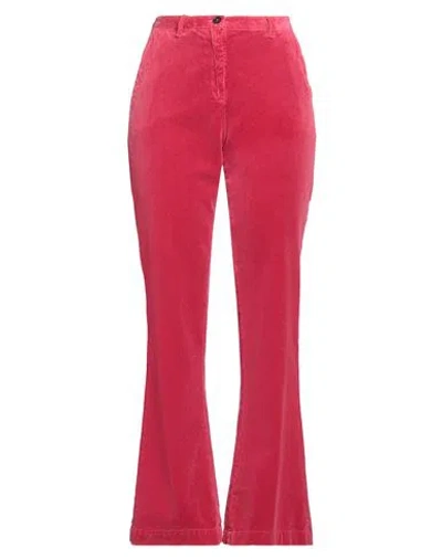 MASSIMO ALBA MASSIMO ALBA WOMAN PANTS MAGENTA SIZE 8 COTTON