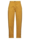 Massimo Alba Woman Pants Marigold Size 2 Cotton, Cashmere, Elastane In Yellow