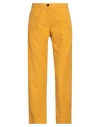 Massimo Alba Woman Pants Marigold Size 4 Cotton, Linen In Yellow