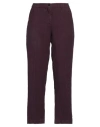Massimo Alba Woman Pants Mauve Size 4 Linen In Purple