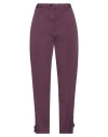 Massimo Alba Woman Pants Mauve Size 6 Cotton, Elastane In Purple