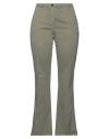 Massimo Alba Woman Pants Military Green Size 10 Cotton, Cashmere, Elastane