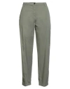 Massimo Alba Woman Pants Military Green Size 6 Cotton, Elastane