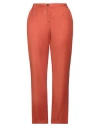 Massimo Alba Woman Pants Rust Size 10 Wool In Red