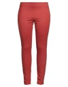 Massimo Alba Woman Pants Rust Size 2 Virgin Wool, Polyamide, Elastane In Red