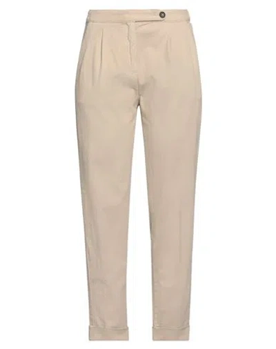 Massimo Alba Woman Pants Sand Size 4 Cotton, Cashmere, Elastane In Beige