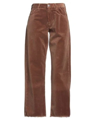 Massimo Alba Woman Pants Tan Size 25 Cotton In Brown