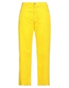 Massimo Alba Woman Pants Yellow Size 31 Cotton