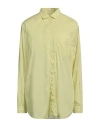 Massimo Alba Woman Shirt Light Green Size M Cotton