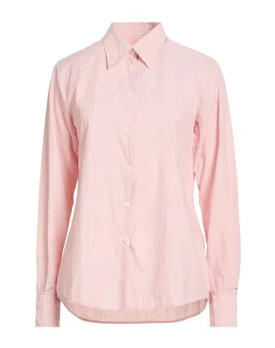 Massimo Alba Woman Shirt Antique Rose Size L Cotton In Pink