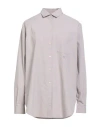 Massimo Alba Woman Shirt Beige Size M Cotton In Gray