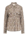 Massimo Alba Woman Shirt Dark Brown Size M Cotton, Cashmere In Brown