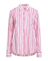 Massimo Alba Woman Shirt Fuchsia Size M Cotton In Pink