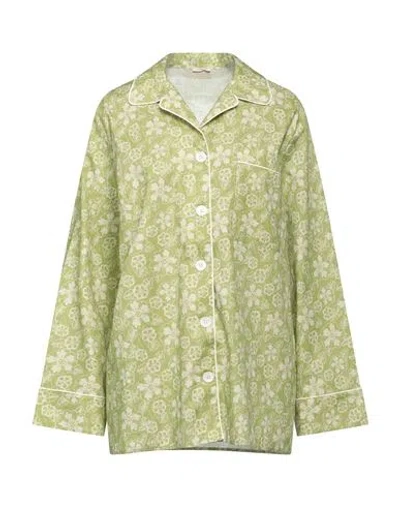 Massimo Alba Woman Shirt Green Size M Cotton