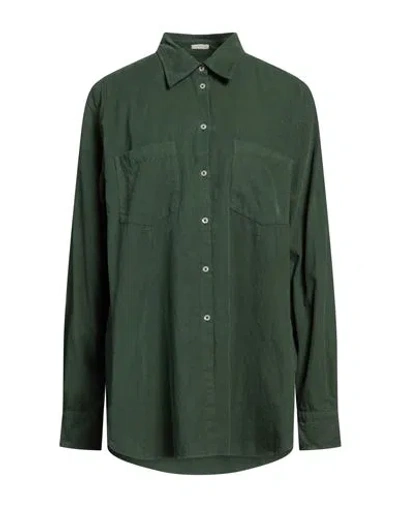 Massimo Alba Woman Shirt Green Size Xl Cotton