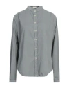 Massimo Alba Woman Shirt Grey Size L Cotton