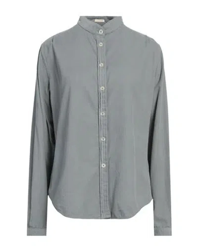 Massimo Alba Woman Shirt Grey Size L Cotton