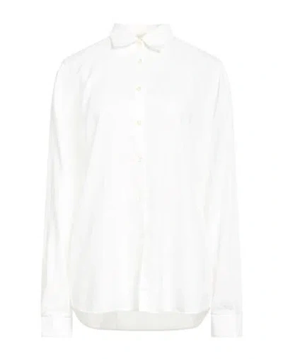 Massimo Alba Woman Shirt Ivory Size M Viscose, Cotton In White