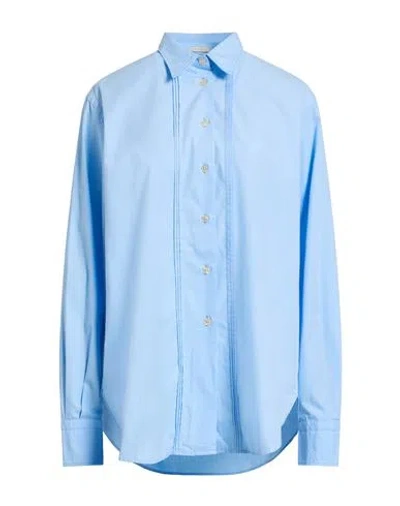 Massimo Alba Woman Shirt Light Blue Size M Cotton