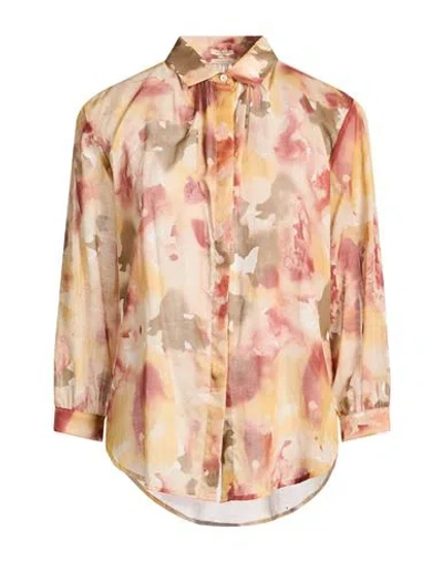 Massimo Alba Woman Shirt Military Green Size L Cotton