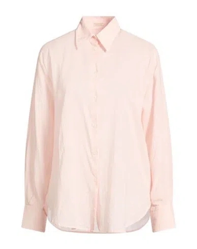 Massimo Alba Woman Shirt Pink Size M Cotton, Viscose